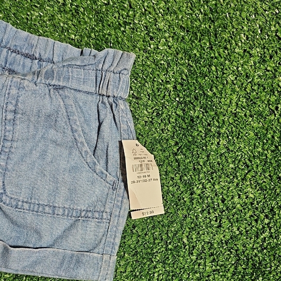 Old Navy Blue Denim Shorts - Picture 3 of 4